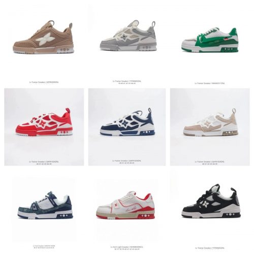 Louis Vuitton LV Trainer Sneaker Chunky Low Top Sneakers Multicolor