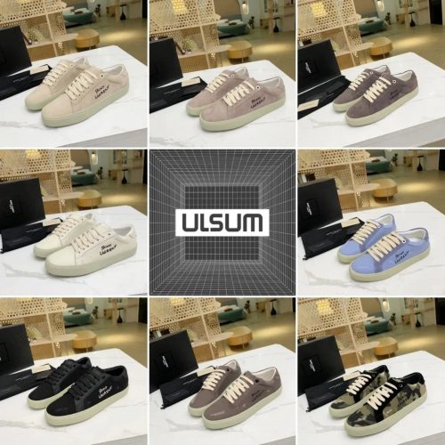 Saint Laurent YSL Court Classic SL/06 Low Top Sneakers Multicolor