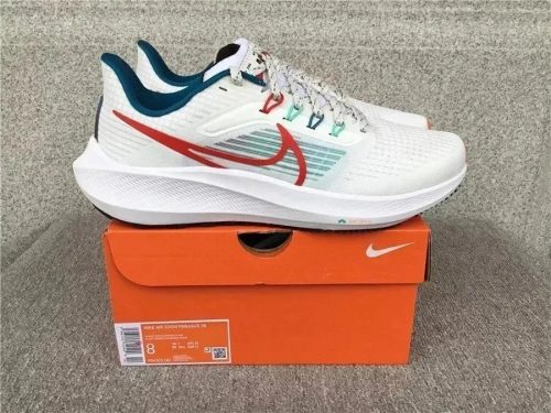 Nike Air Zoom Pegasus 39 Lightweight Running Shoes White and Red