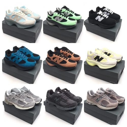 New Balance 2002R and 9060 Chunky Sneakers Multicolor
