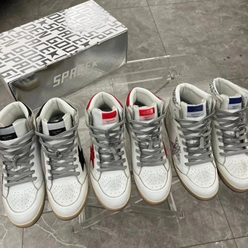 Golden Goose Space-Star High Top Sneakers White