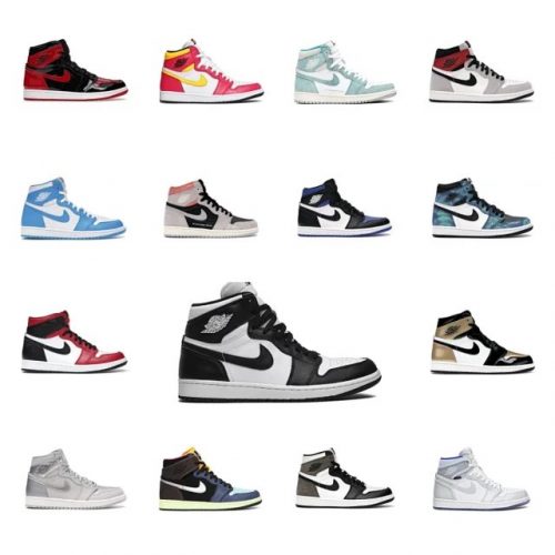 Jordan Air Jordan 1 High Retro Basketball Sneakers Multicolor