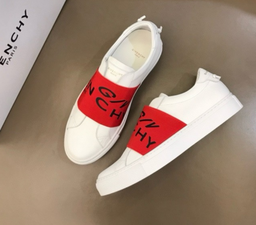 Givenchy Urban Street Slip-On Sneakers White and Red