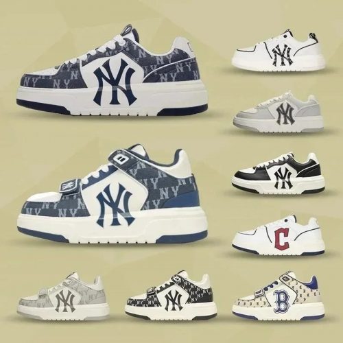 MLB Big Ball Chunky Platform Sneakers Multicolor