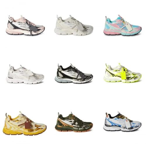 Off-White Runner Chunky Sneakers Multicolor