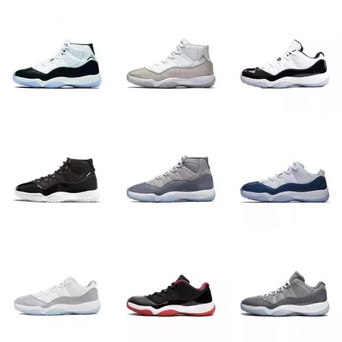 Jordan Air Jordan 11 Iconic Basketball Sneakers Multicolor
