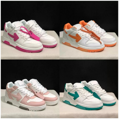 Off-White Out of Office chunky leather sneakers Multicolor