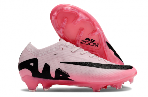 Nike Air Zoom Mercurial Vapor 15 Elite professional Football Boots Pink and Black