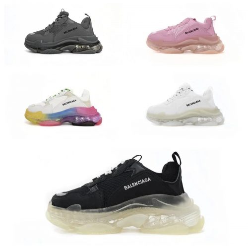 Balenciaga Triple S Chunky Sneakers Multicolor