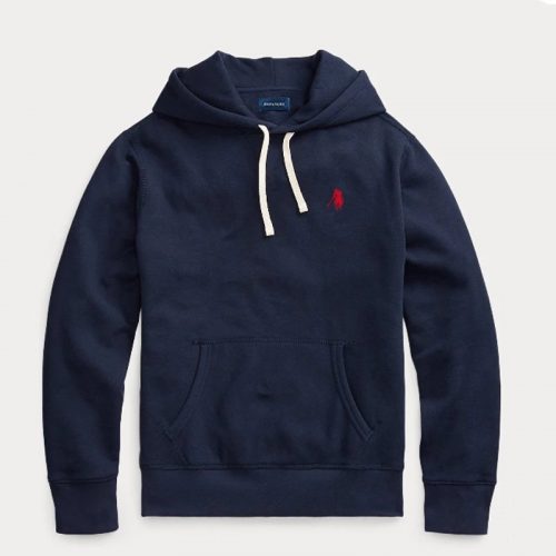 Ralph Lauren RL Pony Embroidery Classic Hoodie Navy