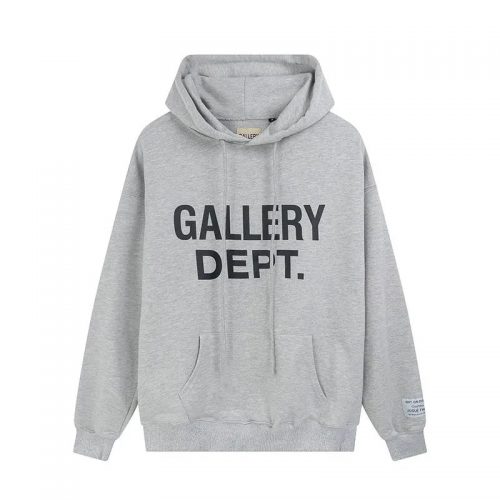 Gallery Dept. Graphic Print Oversized Hoodie Gray