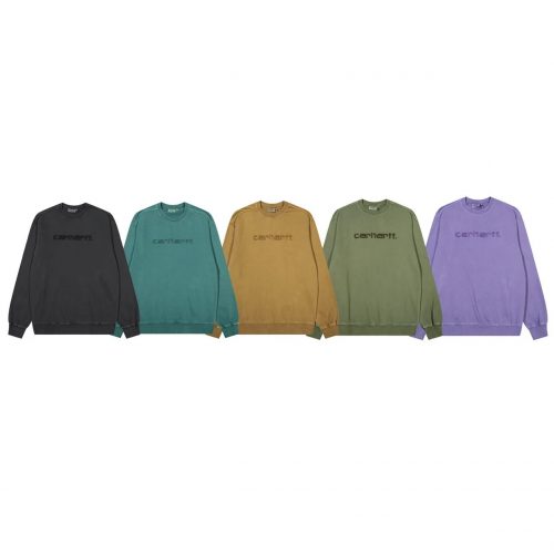 Carhartt Script Embroidery Vintage Sweatshirt Multicolor