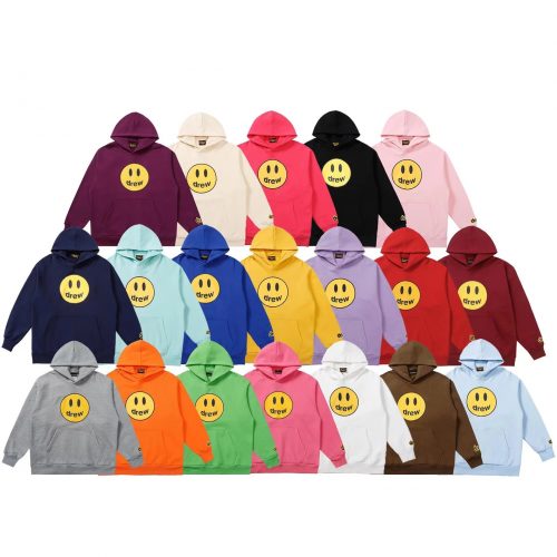 Drew House drew Mascot Hoodie Oversized Streetwear Sweatshirt Multicolor