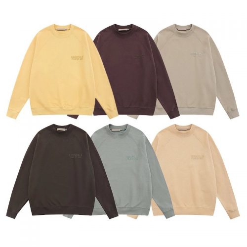Fear of God FOG Essentials Oversized Crewneck Sweatshirt Multicolor