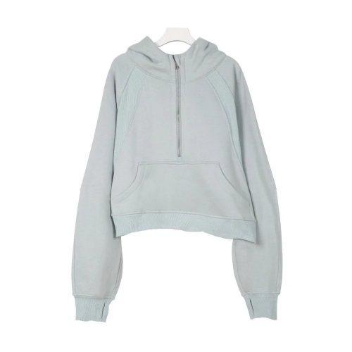 Lululemon Half Zip Hoodie Lightweight Pullover Hoodie Light Blue