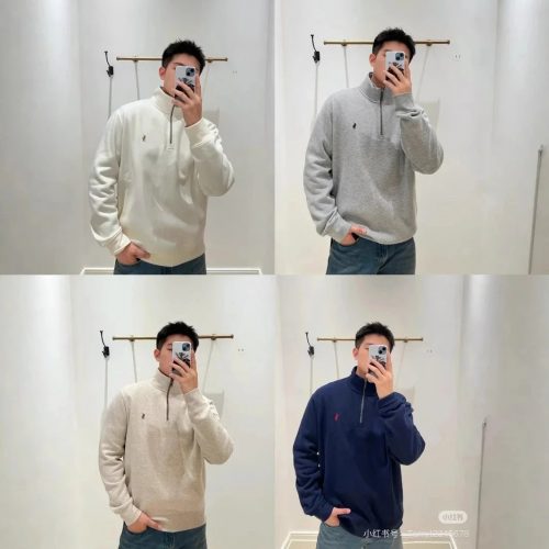 Polo Ralph Lauren Quarter-Zip Casual Sweatshirt Multicolor