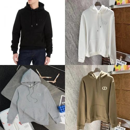 Dior CD Icon Cotton Hoodie Multicolor