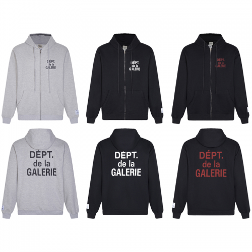 Gallery Dept. Dept. de la Galerie Graphic Zip-Up Hoodie Multicolor
