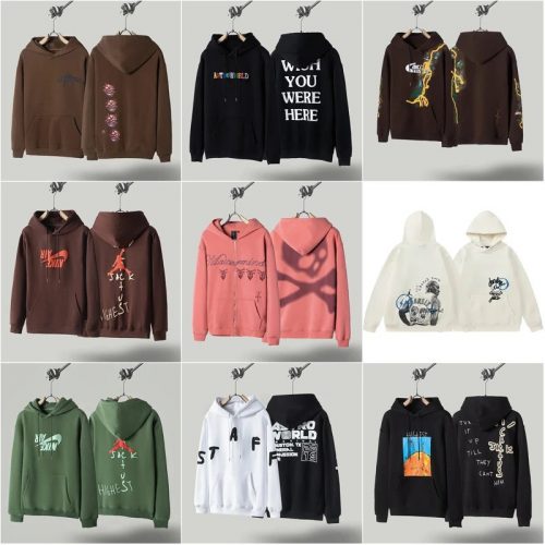 Travis Scott Cactus Jack Graphic Streetwear Hoodie Multicolor