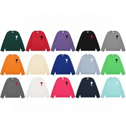 Ami Paris Ami Ami de Coeur Knit Sweater Multicolor