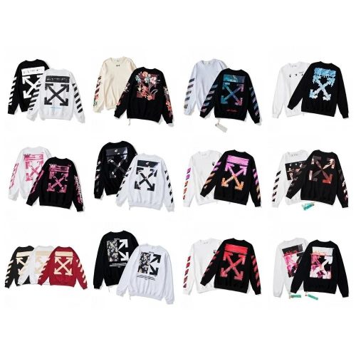 Off-White Arrows Graphic Streetwear Sweatshirt Multicolor