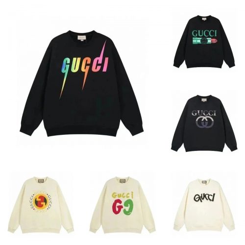 Gucci Graphic Print Cotton Sweatshirt Multicolor