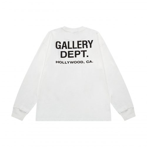 Gallery Dept. Hollywood Graphic Long Sleeve Shirt White