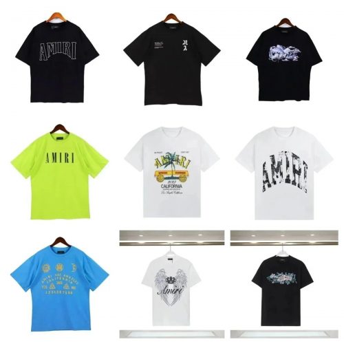 Amiri Graphic Print Oversized Tee Multicolor