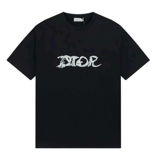 Dior Dior x Daniel Arsham Eroded Graphic Tee Black