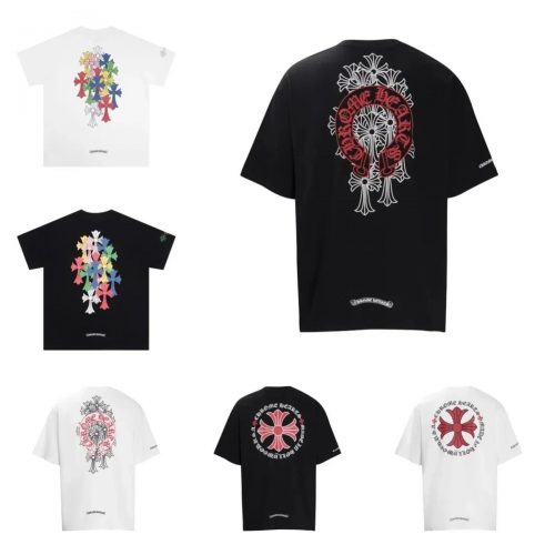 Chrome Hearts Graphic Print Oversized T-Shirt Multicolor