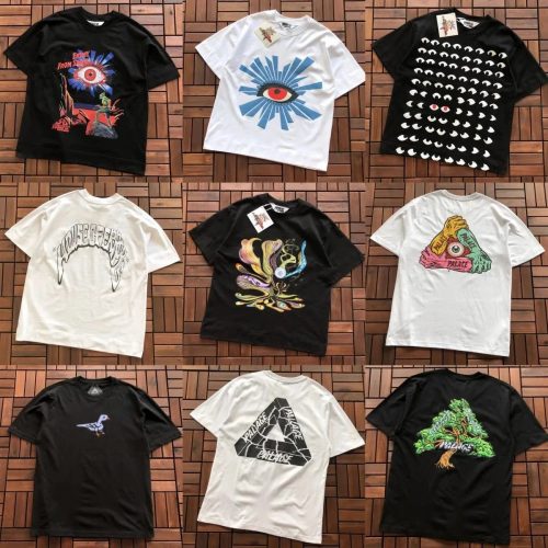Palace Graphic Print Streetwear T-Shirt Multicolor
