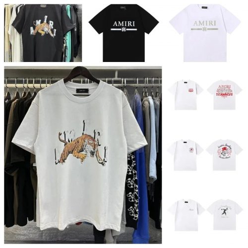 Amiri Tiger Graphic Cotton T-Shirt White
