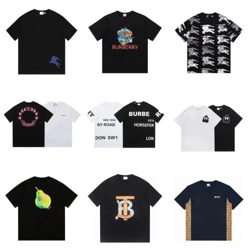 Burberry Graphic Print Cotton T-Shirt Collection Multicolor