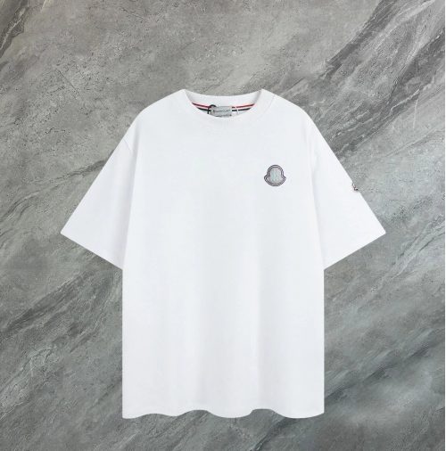 Moncler Cotton Jersey Oversized T-Shirt White