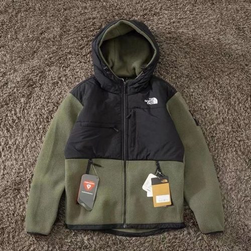 The North Face TNF Denali Primaloft Fleece Jacket Olive and Black