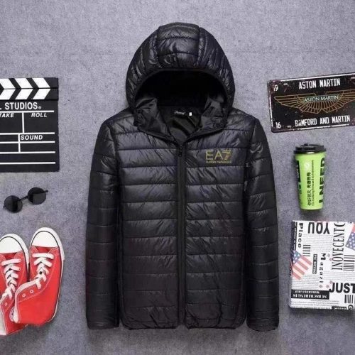 Emporio Armani EA7 Lightweight Puffer Jacket Black