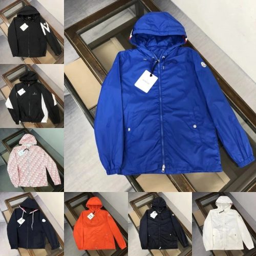 Moncler Windbreaker Lightweight Jacket Multicolor