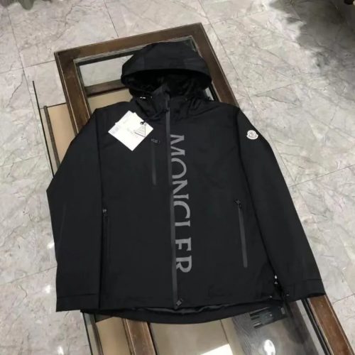 Moncler Windbreaker Lightweight Jacket Black