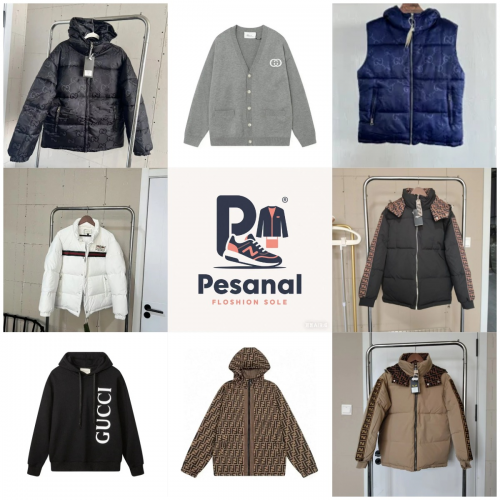 Gucci GG Monogram Puffer Jacket Black