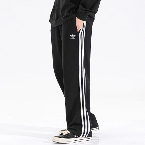 Adidas 3-Stripes Track Pants Casual Pants Black