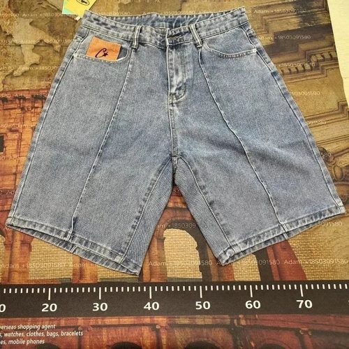 Corteiz CRTZ Star Denim Casual Shorts Blue