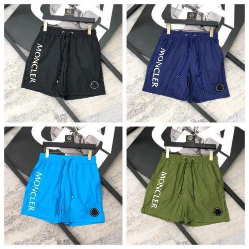 Moncler Logo Print Casual Swim Trunks Multicolor