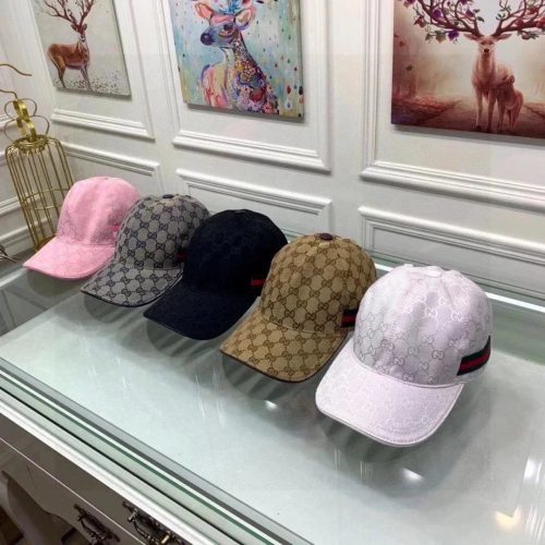 Gucci GG Canvas Baseball Cap Iconic Monogram Headwear Multicolor