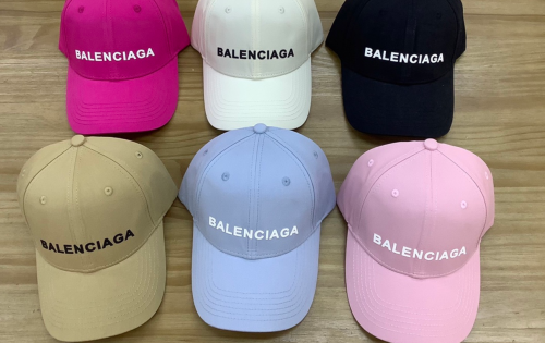 Balenciaga Classic Logo Baseball Cap Multicolor