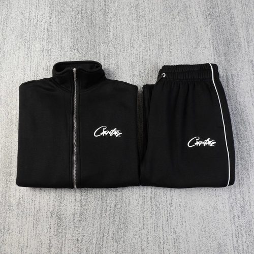 Corteiz Tracksuit Streetwear Matching Set Black