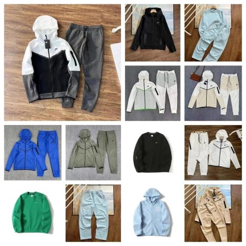Nike Tech Fleece Sporty Tracksuit Set Multicolor