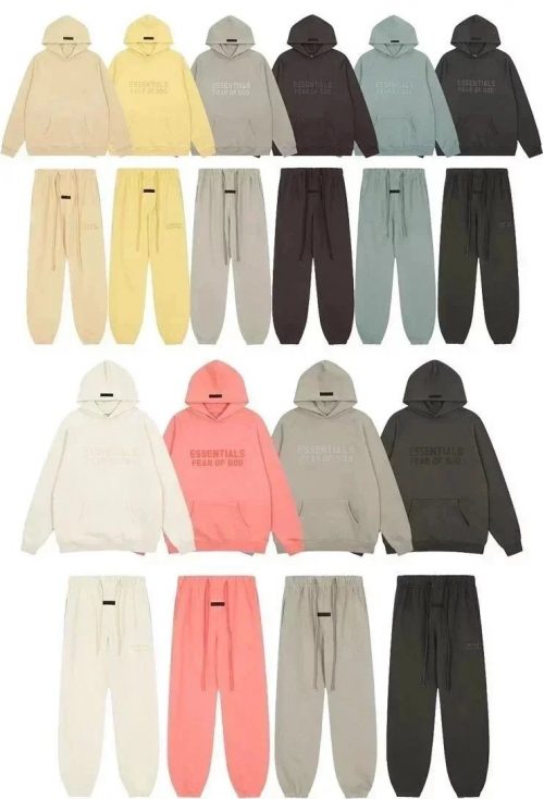 Fear of God Essentials Essentials Sweatsuit Set Oversized Hoodie and Joggers Multicolor