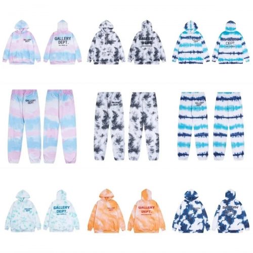 Gallery Dept. Tie-Dye Oversized Tracksuit Set Multicolor