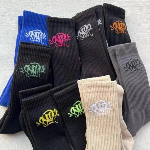 Syna World Syna Graffiti Print Cotton Socks Multicolor