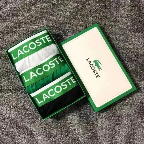 Lacoste Trunk Set Comfortable Cotton Boxer Briefs Multicolor